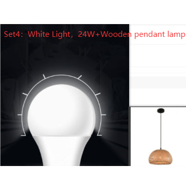 Woven Bamboo Pendant Light