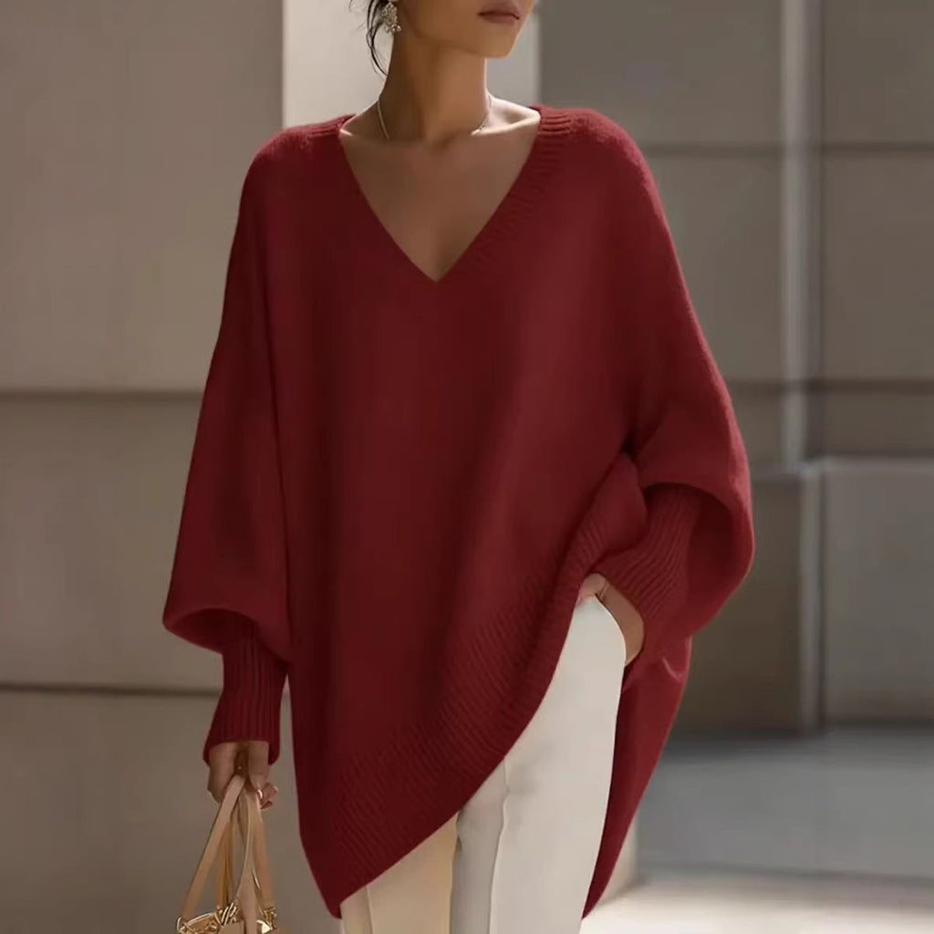 Loose V-Neck Sweater