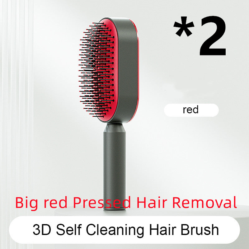 Self-Cleaning Cushion Hair Brush