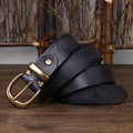 Vintage Distressed Leather Belt