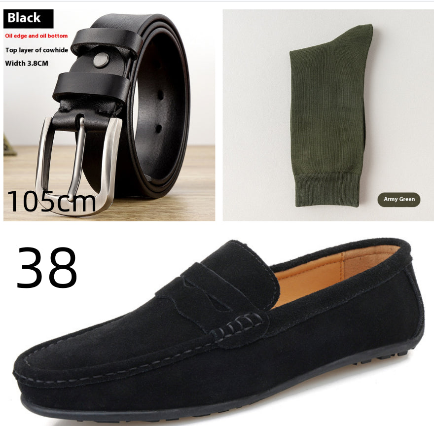 Men's Suede Slip-On Loafers