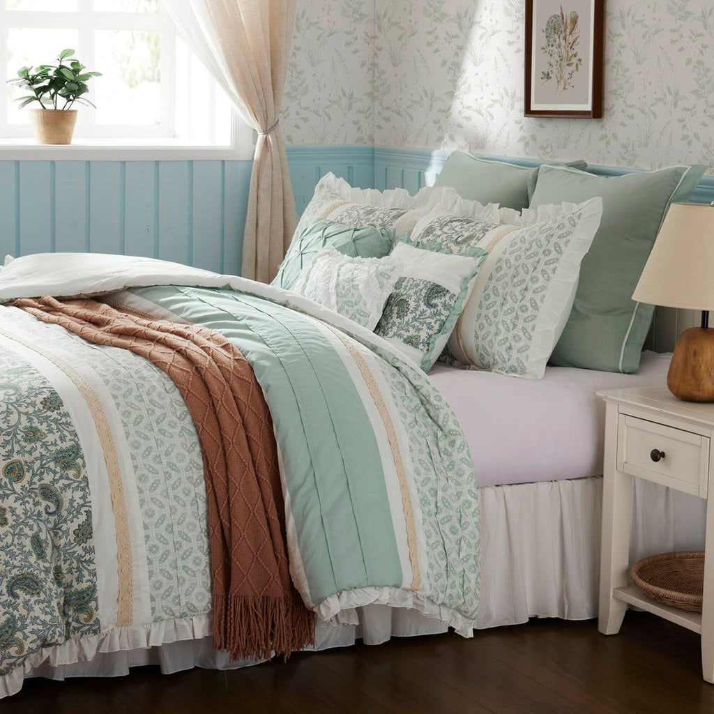 9-Piece Cotton Comforter Set (King)