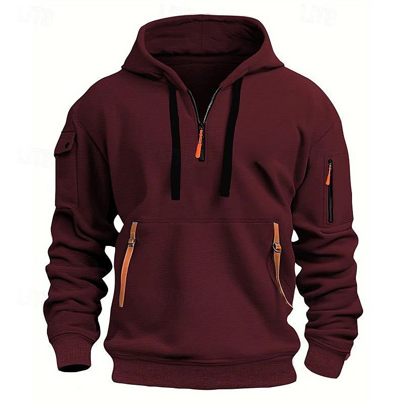 Oversized Drop-Shoulder Hoodie