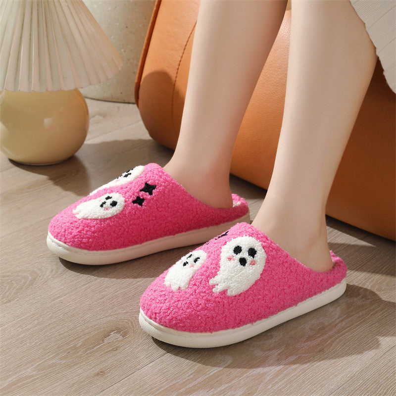 Cute Ghost Plush Slippers