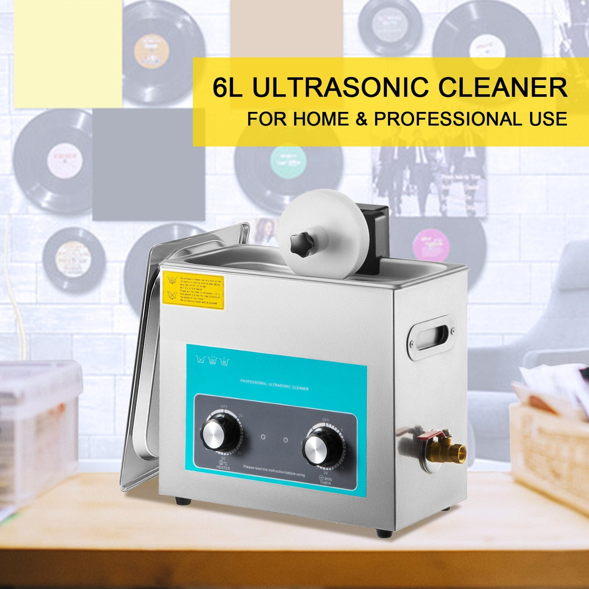 Ultrasonic Vinyl Record Cleaner