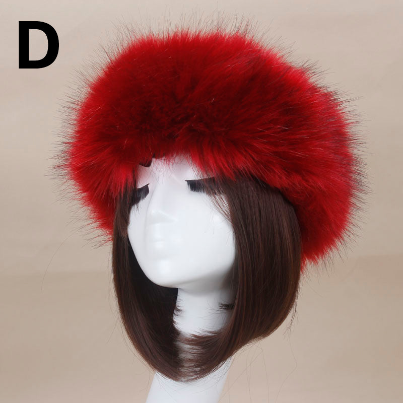 Faux Fur Open-Top Hat