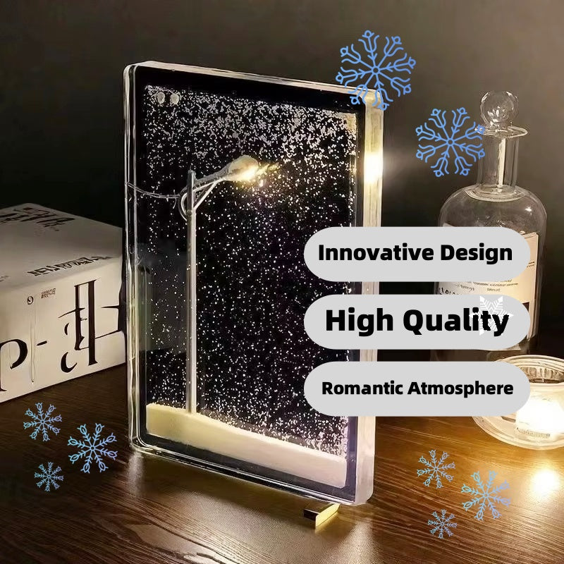 DIY Snowy Village Night Light
