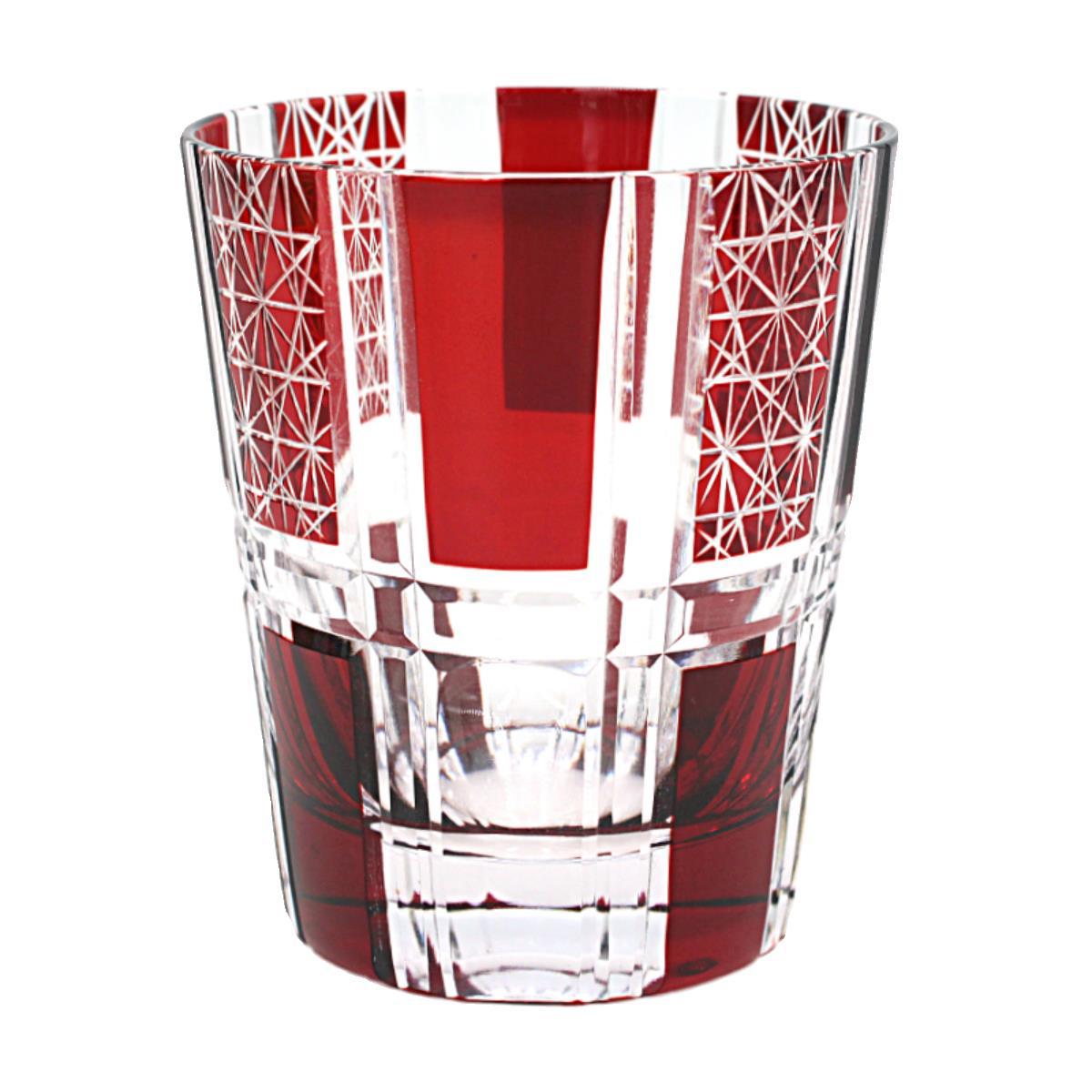 Chrysanthemum Crystal Whiskey Glass