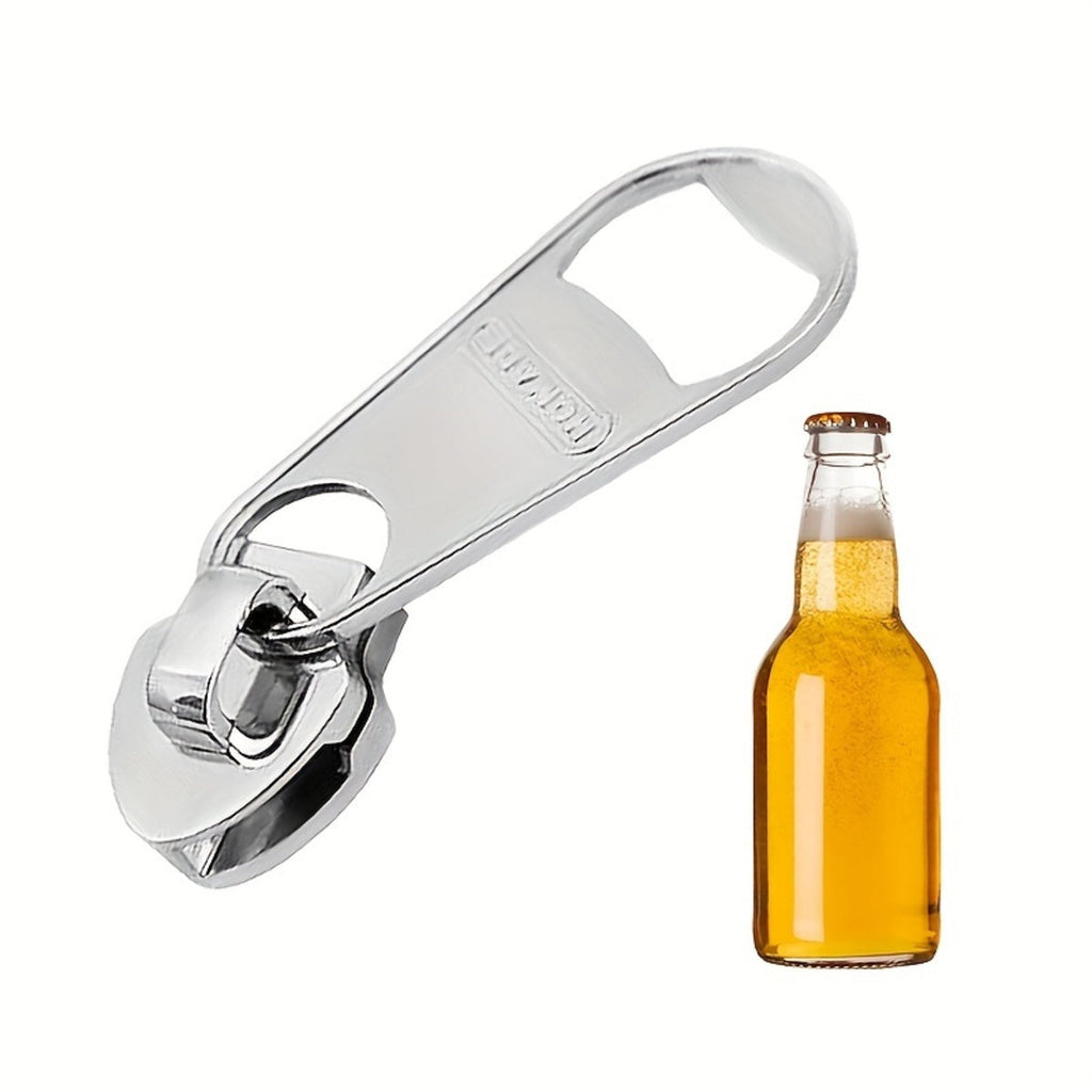 Magnetic Zipper Bottle Opener