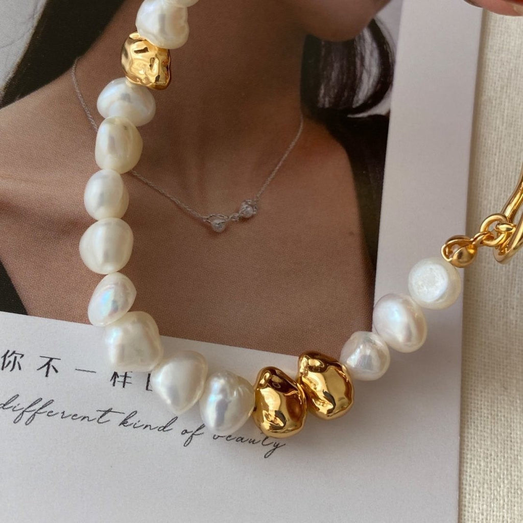 French Retro Gold-Tone Bracelet