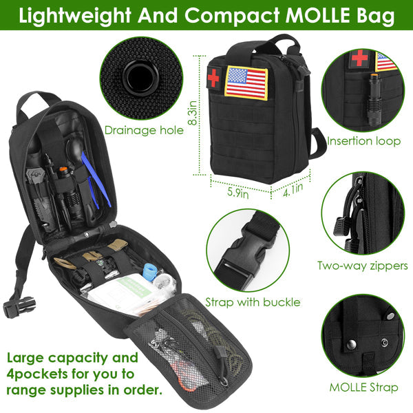 47-in-1 Survival Kit Backpack