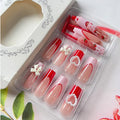 Strawberry & Bow Press-On Nails (24 Pcs)
