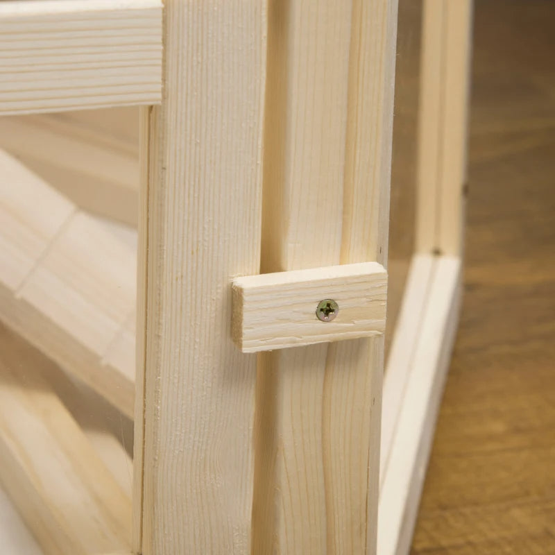 3-Tier Wooden Hamster Habitat
