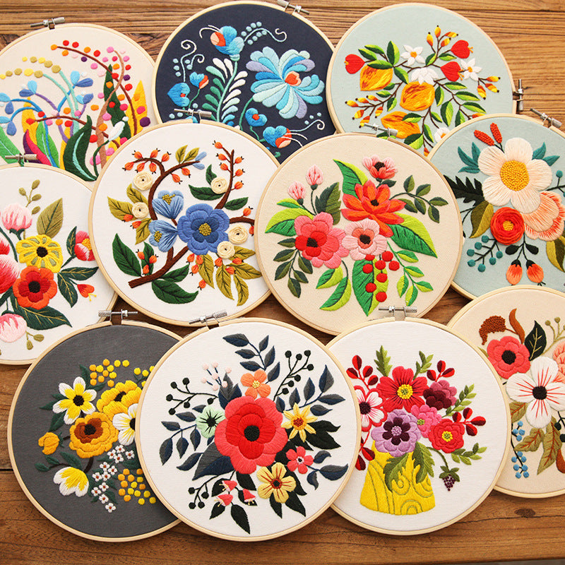 3D Flower Embroidery Kit