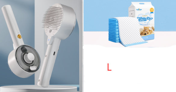 Self-Cleaning Pet Steam Brush