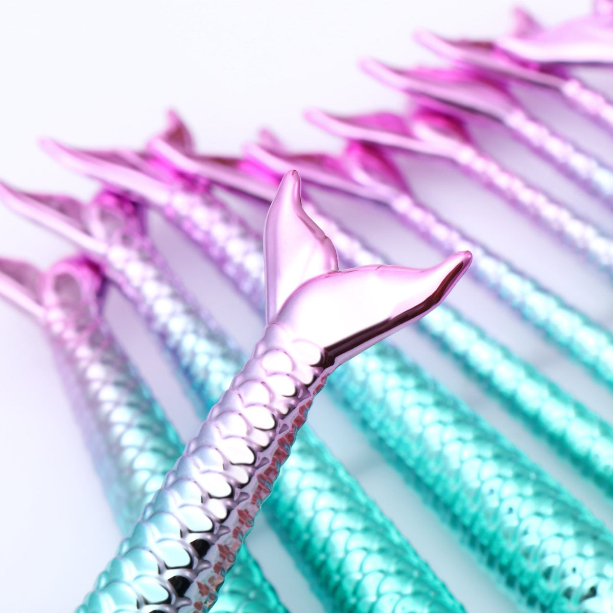 Mermaid Tail Makeup Brush Set