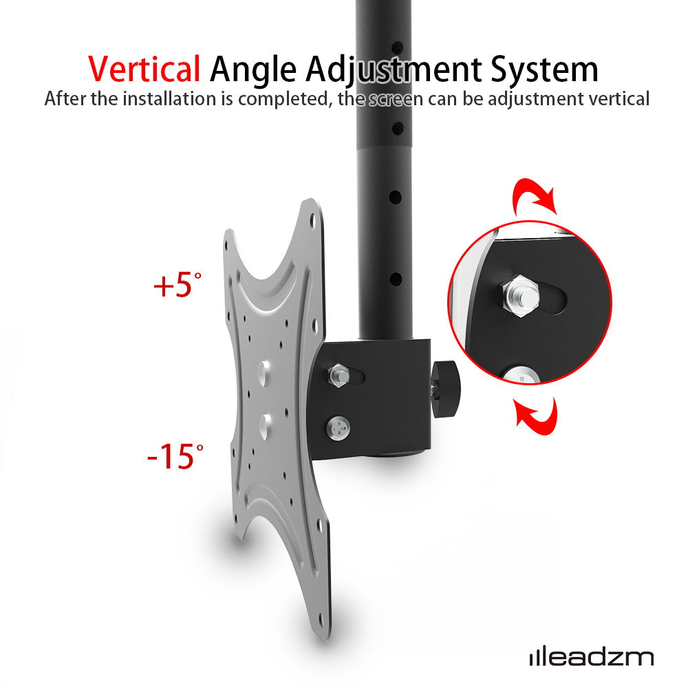 Adjustable Ceiling TV Mount (32–55 in)