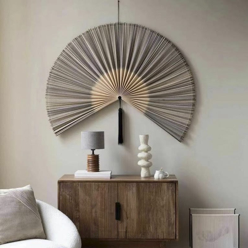 Decorative Bamboo Wall Fan