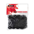 Black Elastic Hair Ties (300 Pack)