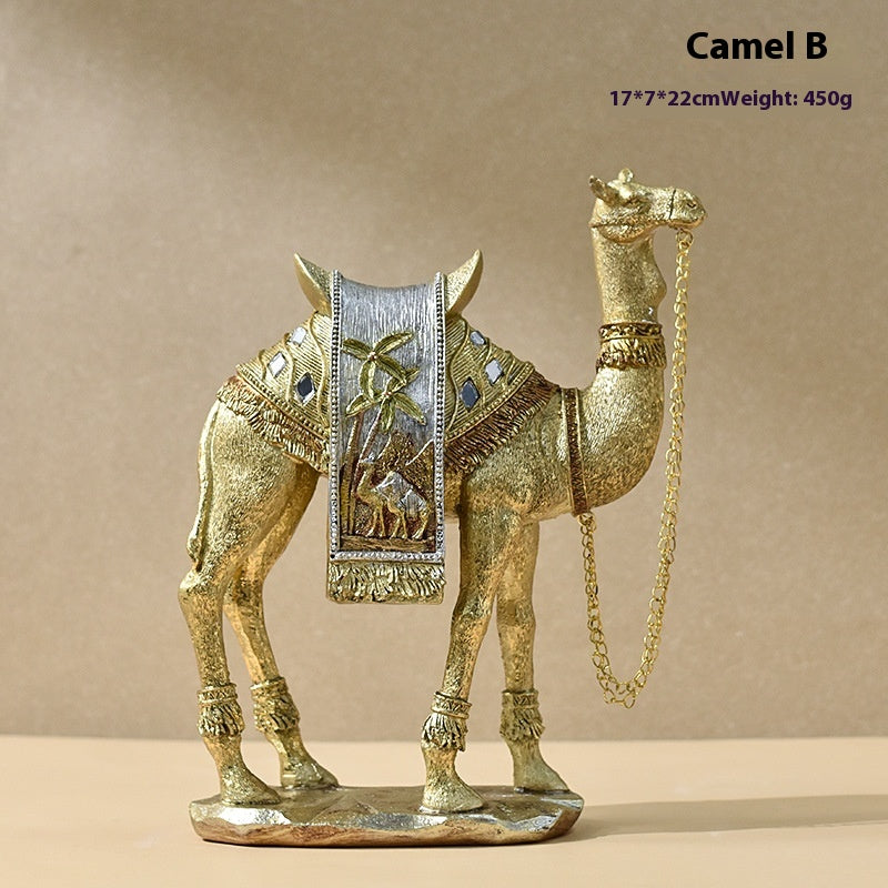 Resin Camel Sculpture
