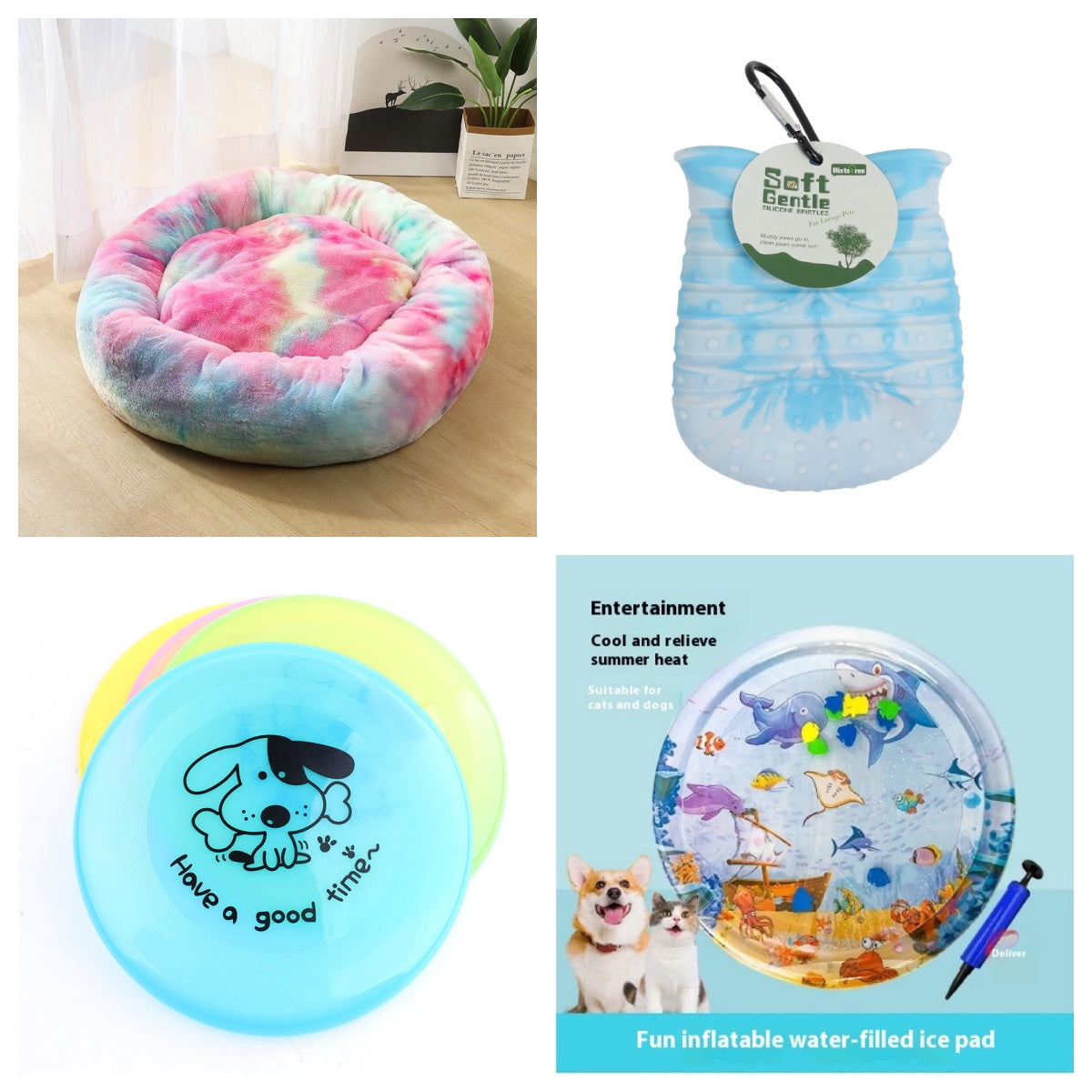Silicone Dog Flying Disc