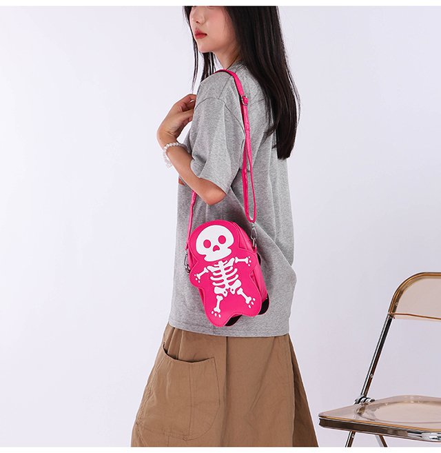 Cute Skull Crossbody Phone Bag