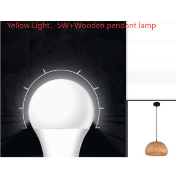 Woven Bamboo Pendant Light