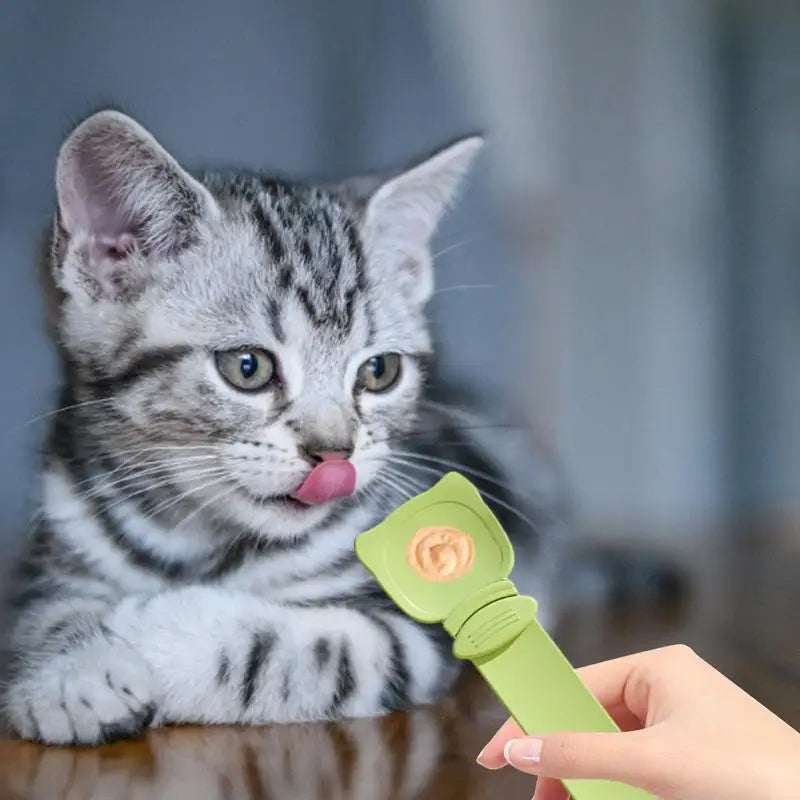 Cat Treat Squeeze Spoon