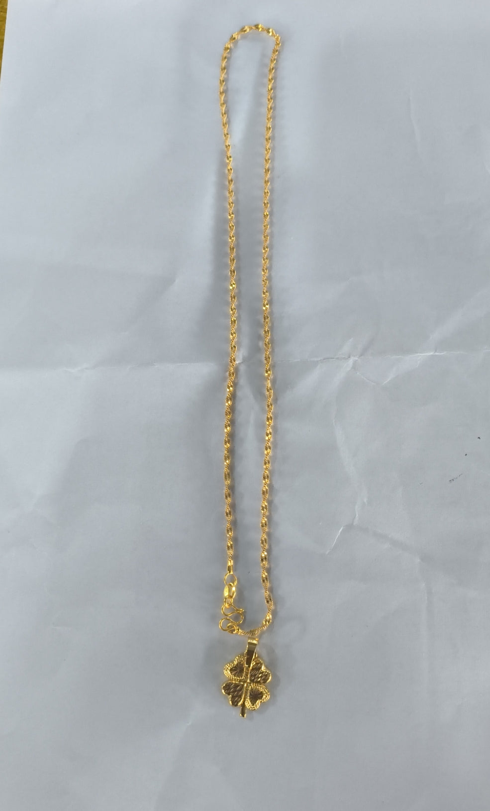 Gold-Plated Pendant Necklace