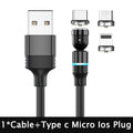 540° Rotating Magnetic Charging Cable