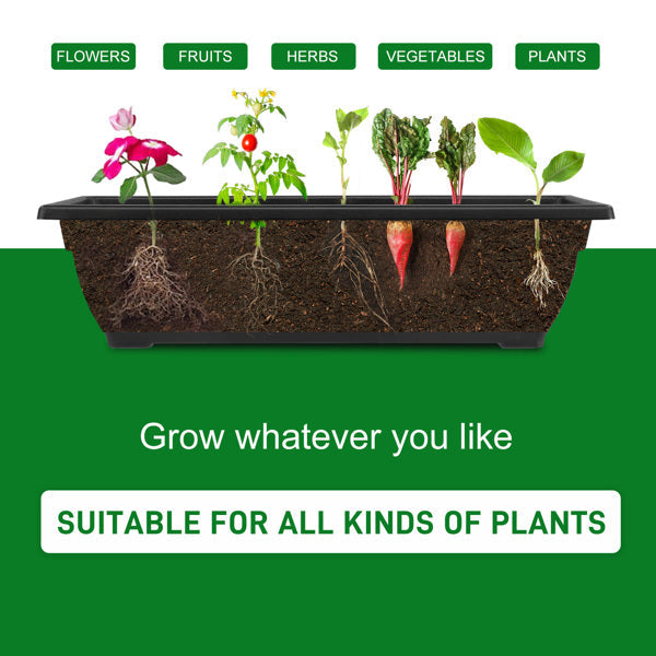 5-Tier Vertical Planter with Wheels