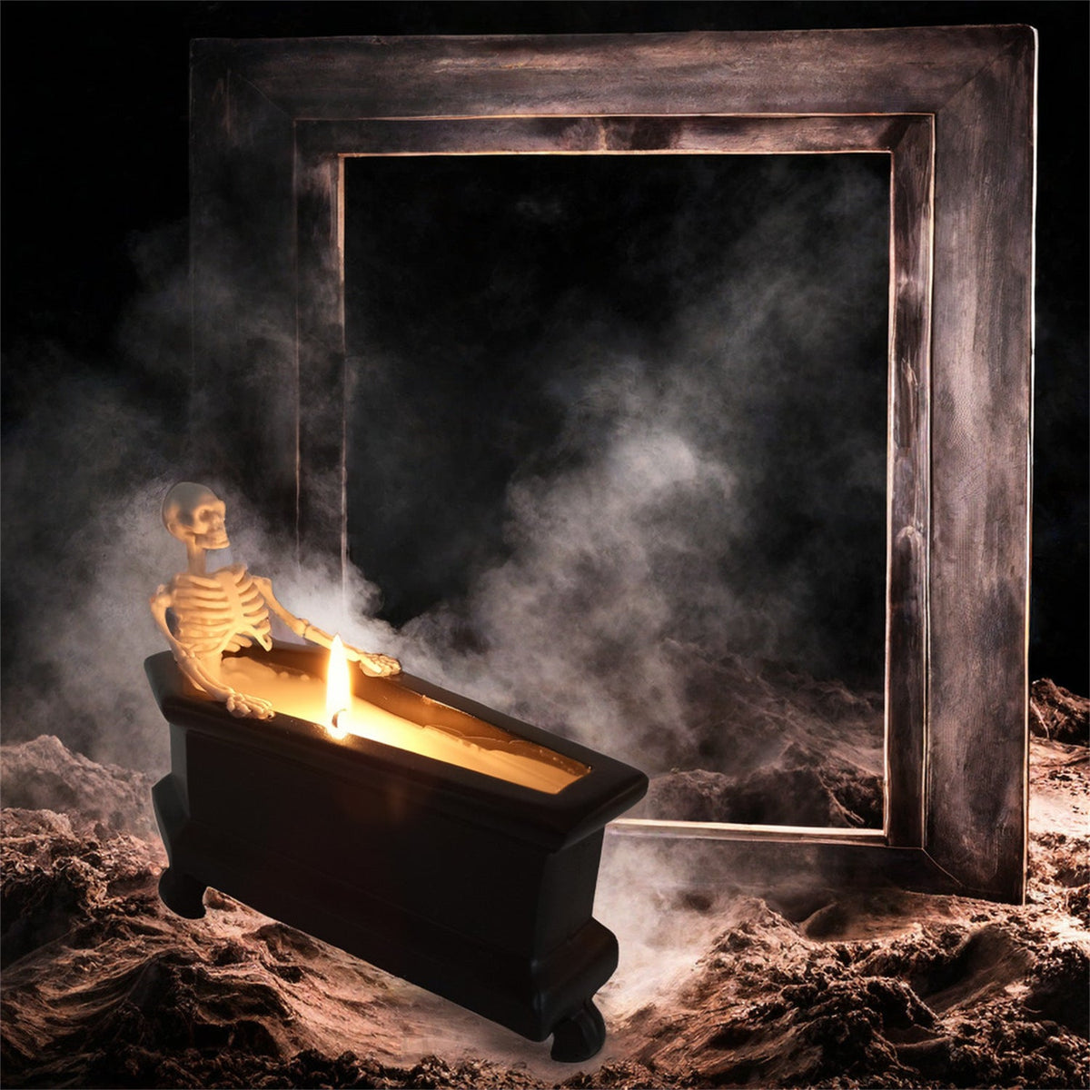 Bubble Bath Skeleton Decor
