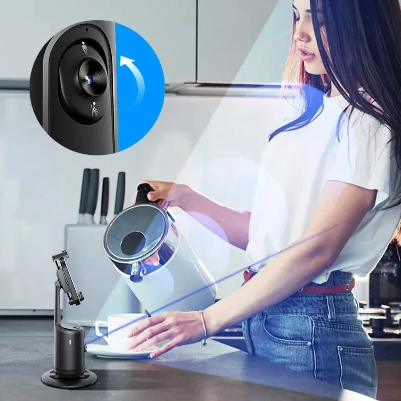 360° AI Face-Tracking Phone Mount
