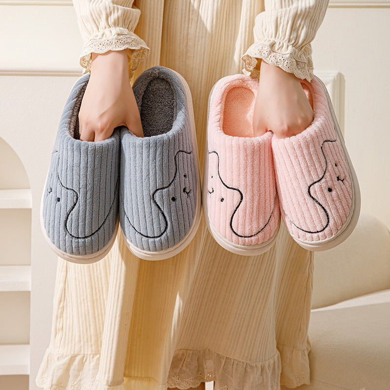 Cozy Cat Plush Slippers