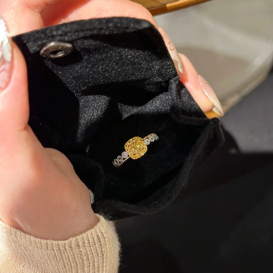 Sugar Cube Crystal Ring