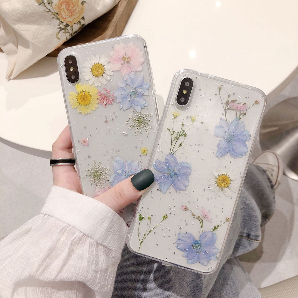Real Pressed Flower Phone Case