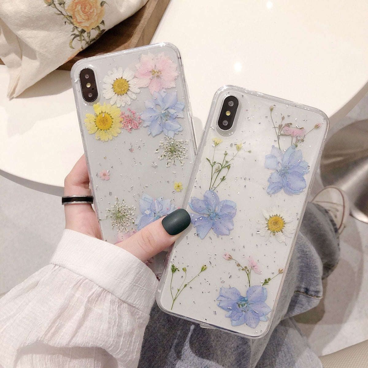Real Pressed Flower Phone Case