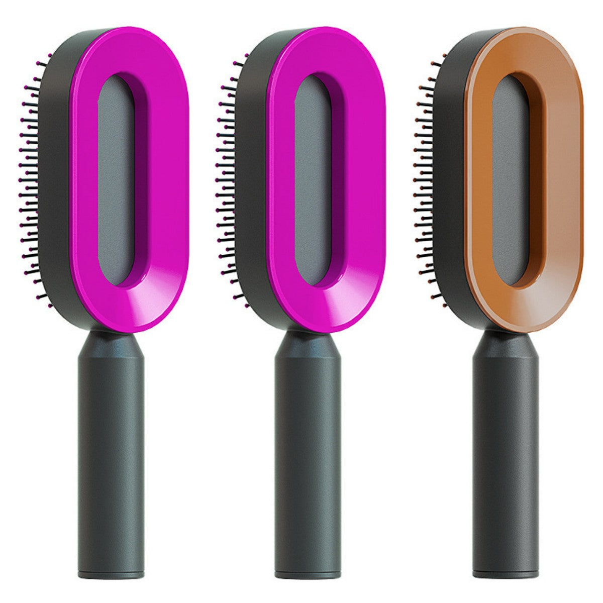 Self-Cleaning Cushion Hair Brush