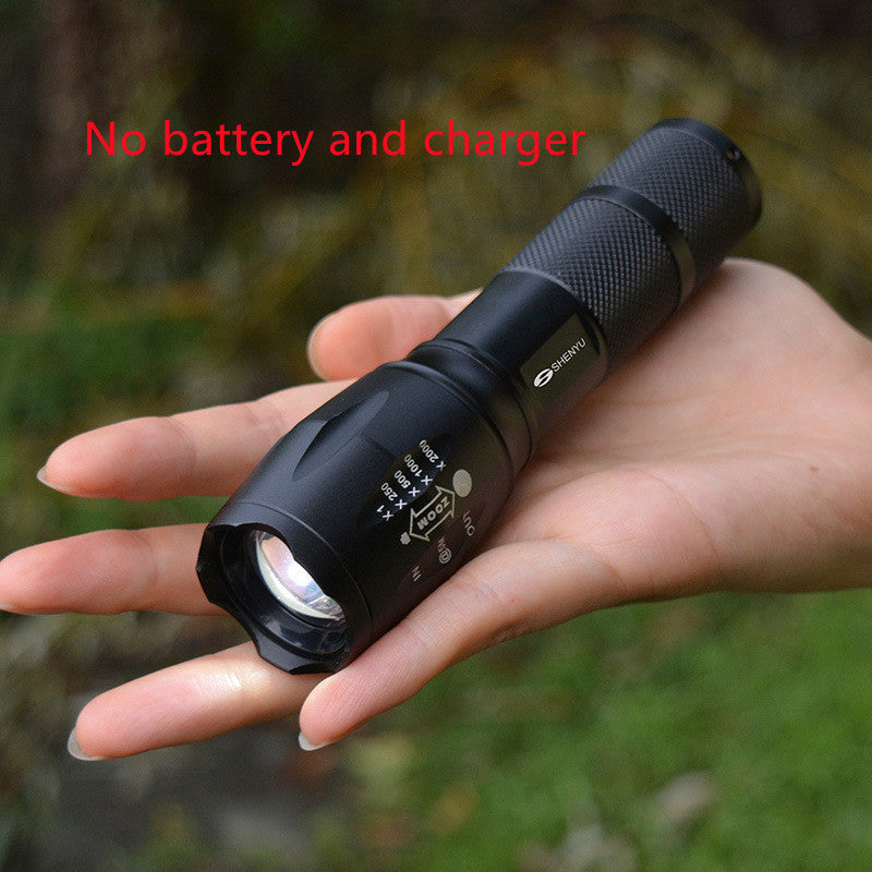 Rechargeable Aluminum Flashlight
