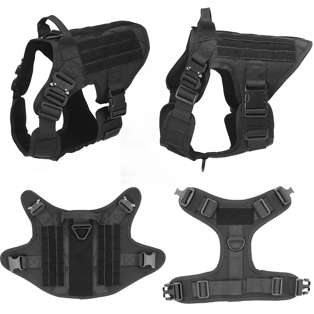 Camo Dog Harness & Leash Set