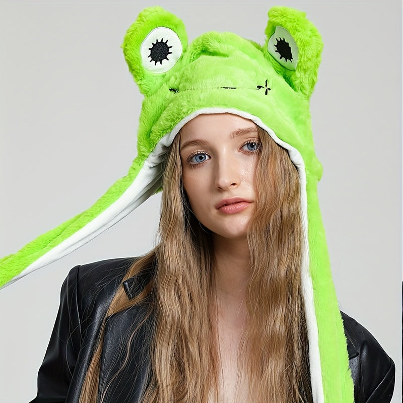 Moving Ear Plush Animal Hat