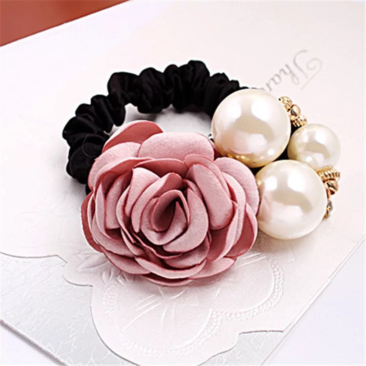 Handmade Camellia Hair Tie
