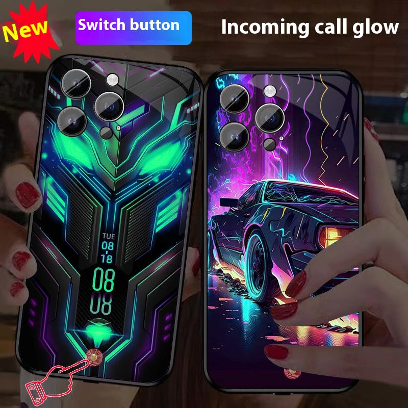 Racing Car Glass Phone Case