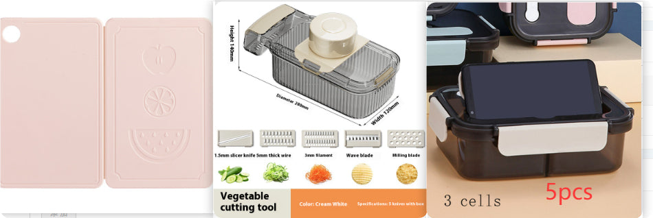 2-in-1 Vegetable Chopper & Drainer