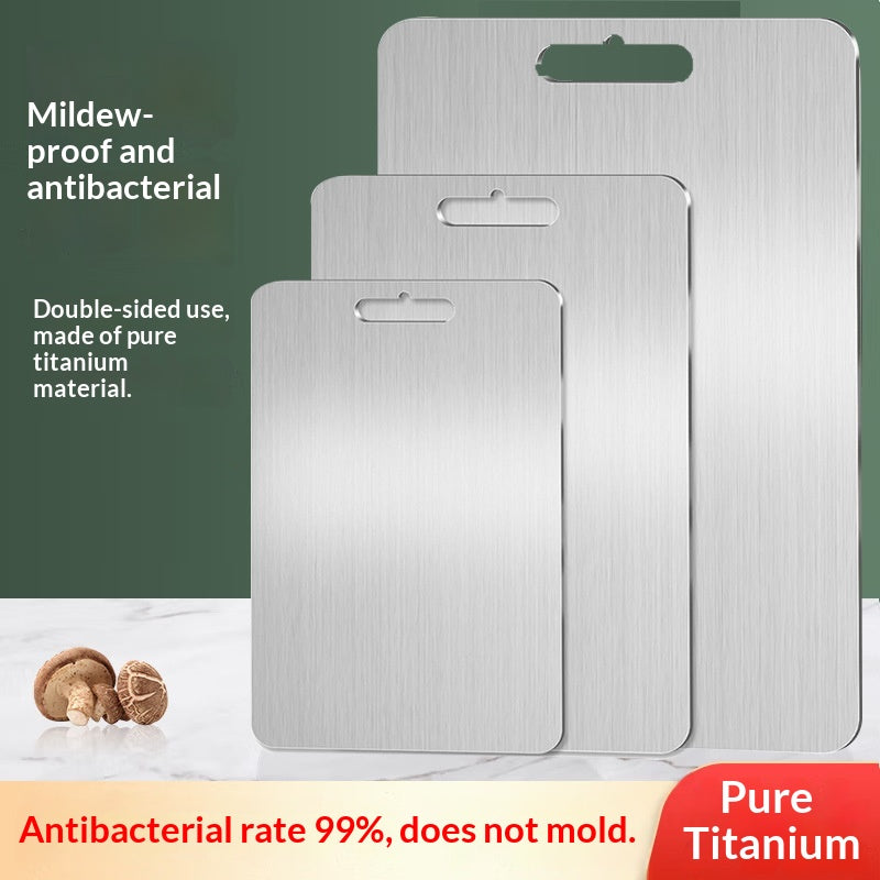 Double-Sided Stainless Steel Cutting Board