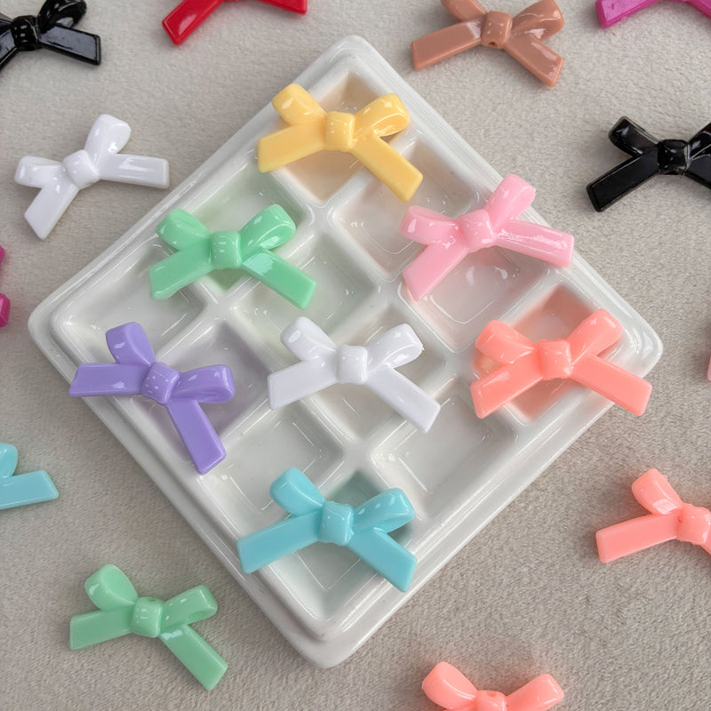 Acrylic Bow Spacer Beads