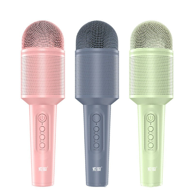 Karaoke Microphone with Built-In Speaker