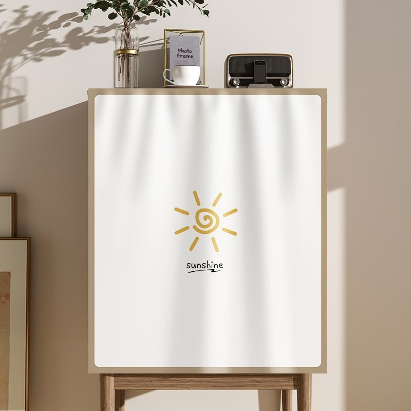 Stick-On Cabinet Curtain