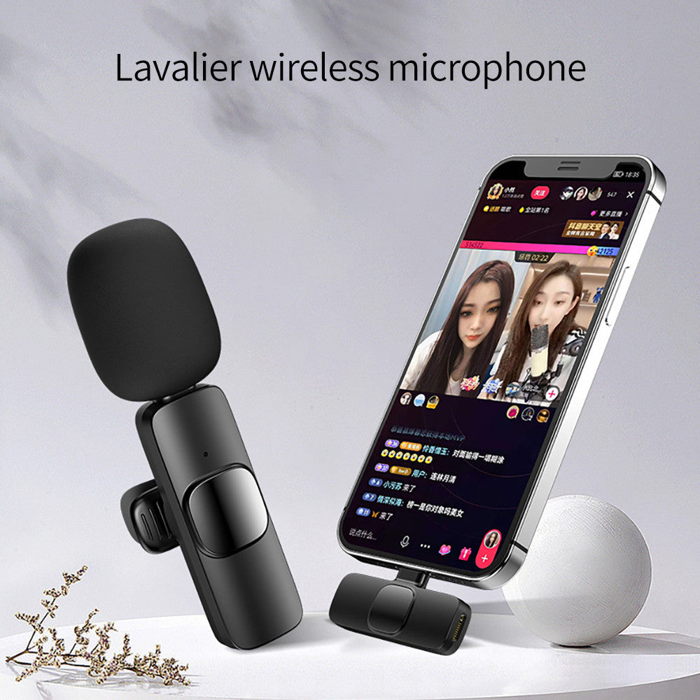 Wireless Lavalier Microphone for iPhone & Android