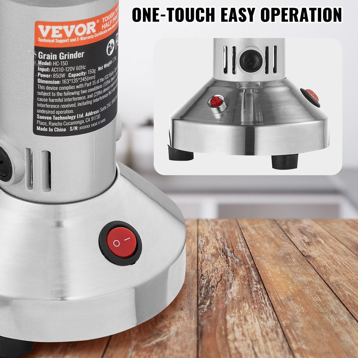 750 g Electric Grain & Spice Mill